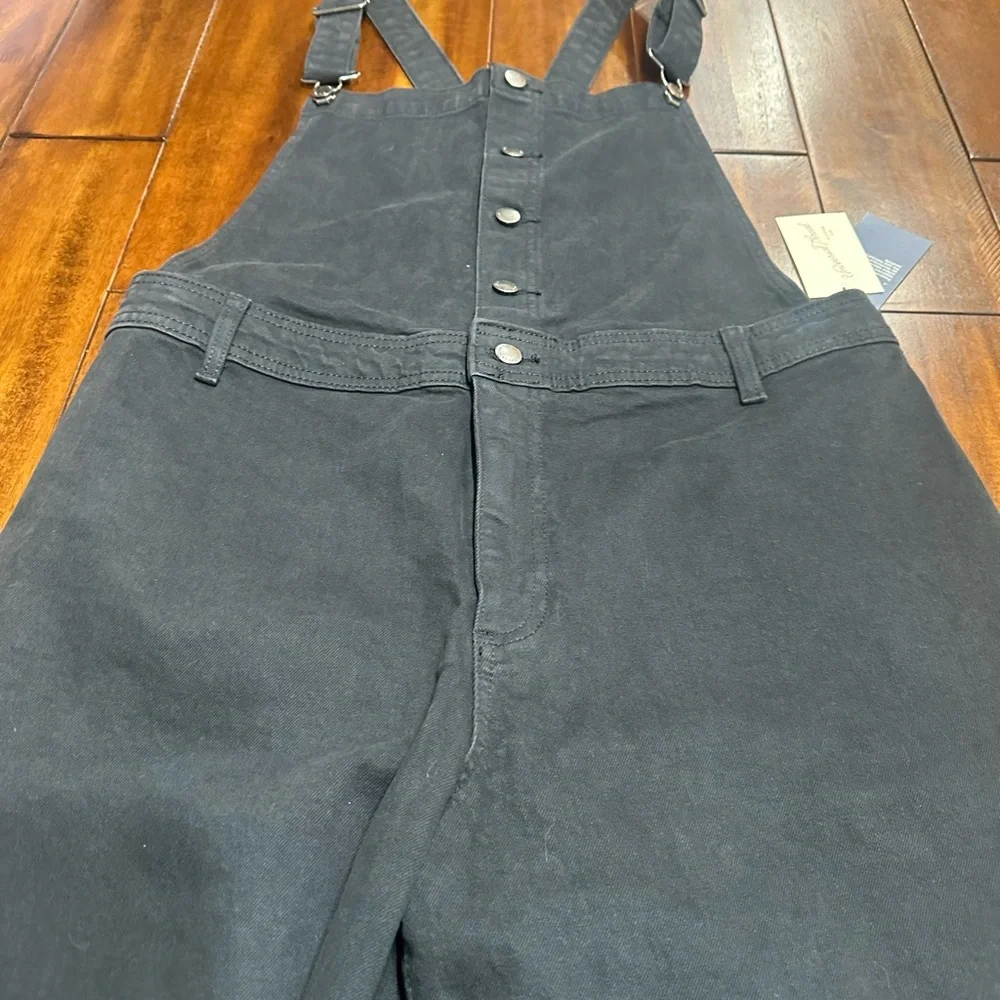 Women Black Overalls - Picture 2 of 12